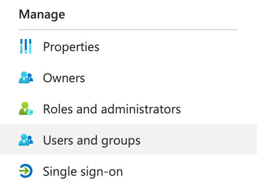 Microsoft Entra ID Riquadro Gestisci selezione, Utenti e gruppo selezionati