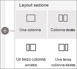 Immagine dell’opzione Layout di sezione