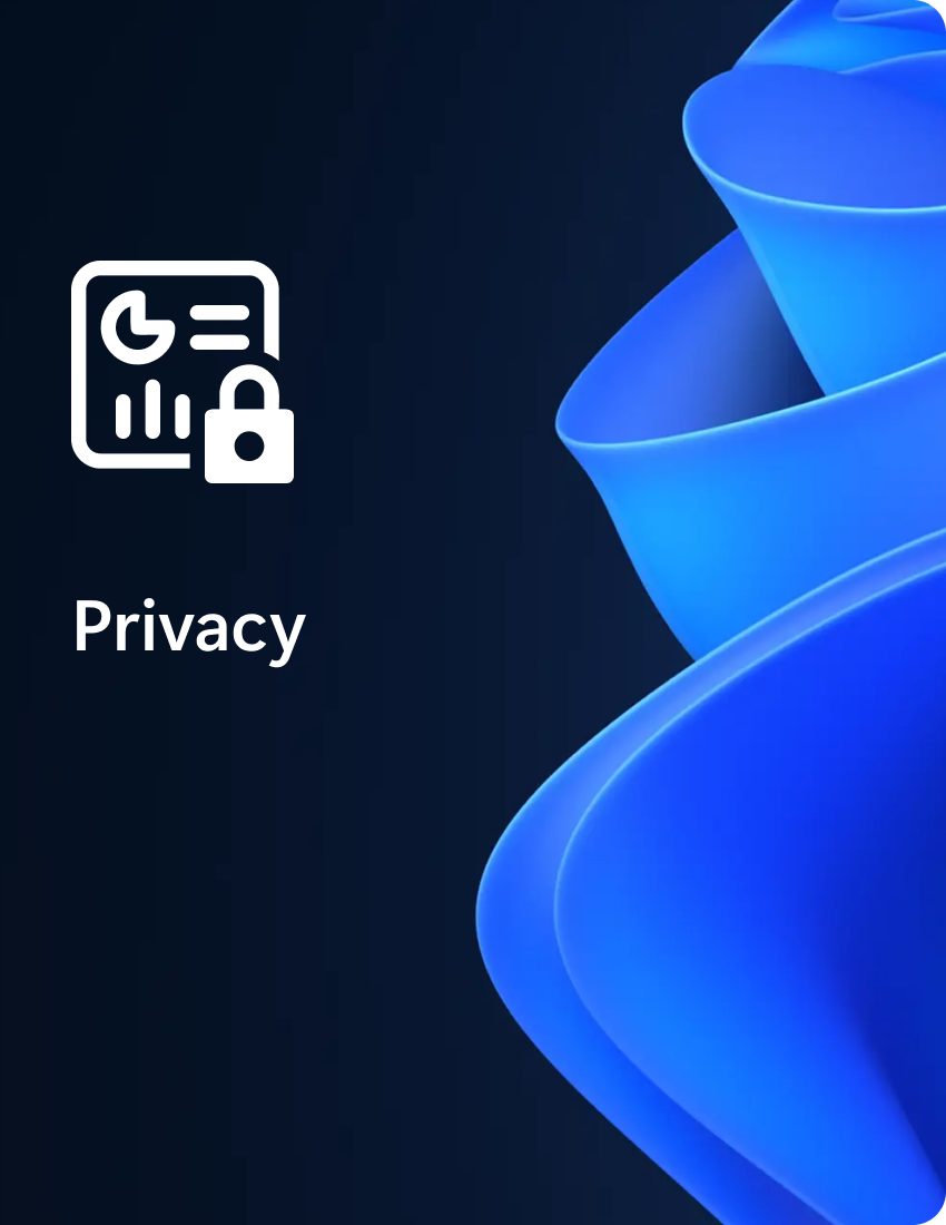 Copertina del capitolo sulla privacy.