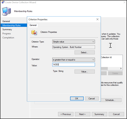 Microsoft Configuration Manager ウィザード7 のスクリーンショット。