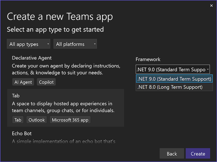 .net9 support