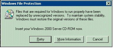 사용자에게 Windows CD-ROM