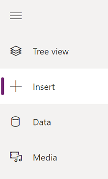 Programos kūrimo meniu.