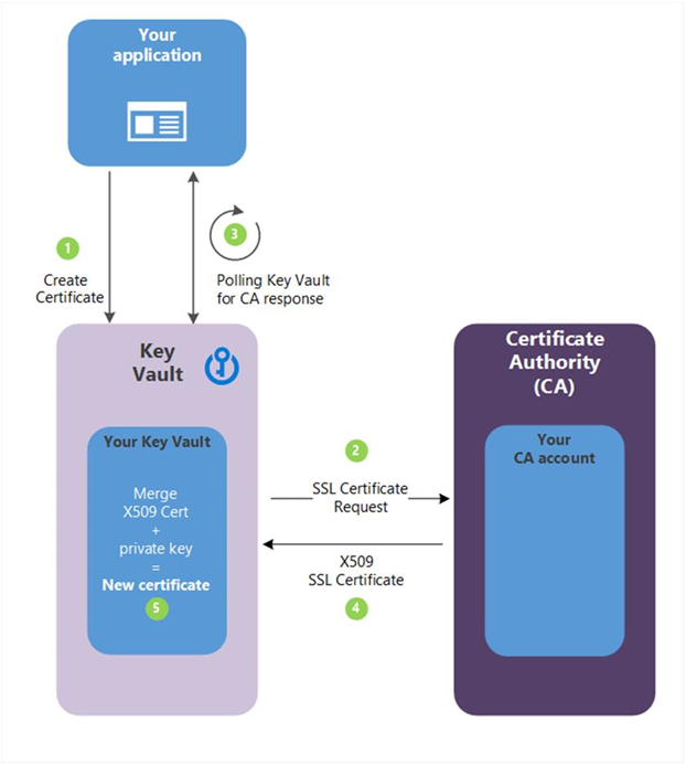 Create a certificate with a Key Vault partnered certificate authority