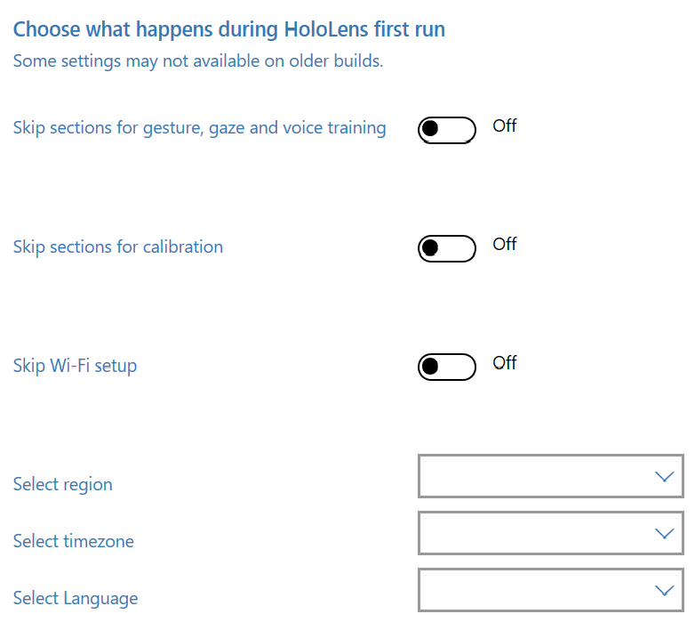 Enterprise-licentiebestand selecteren en OOBE configureren