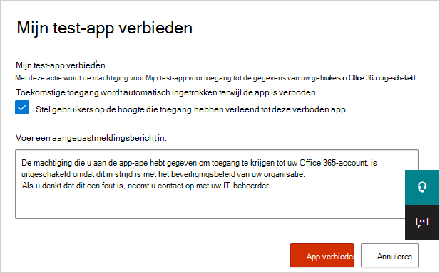 app verbieden.