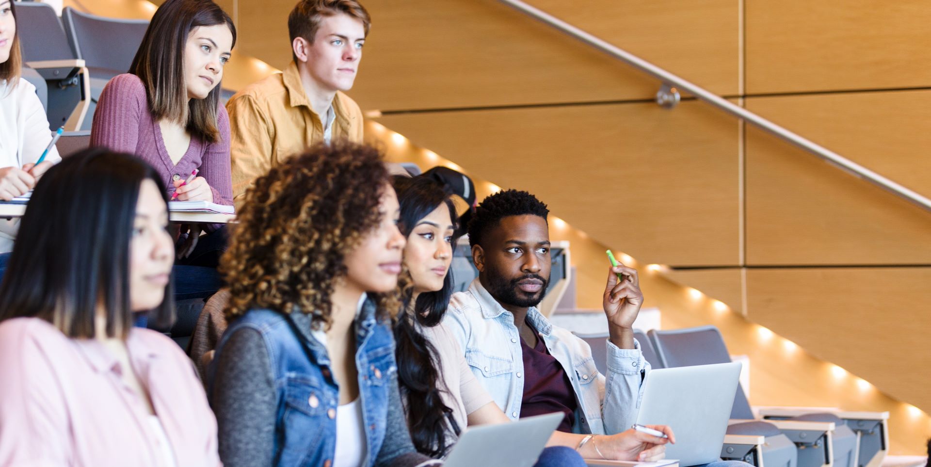 studenten leren in een klaslokaal