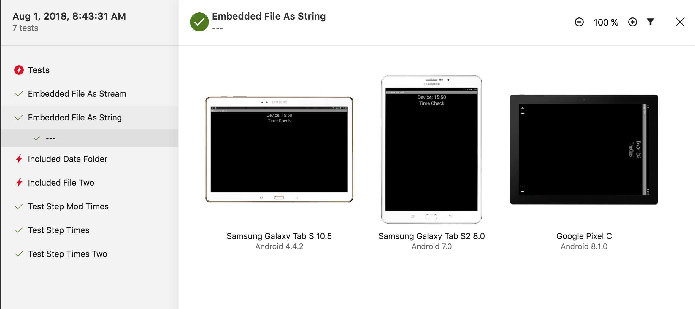 Test, strona testowa w usłudze App Center