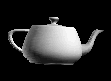 illustration of teapot by using gouraud shading