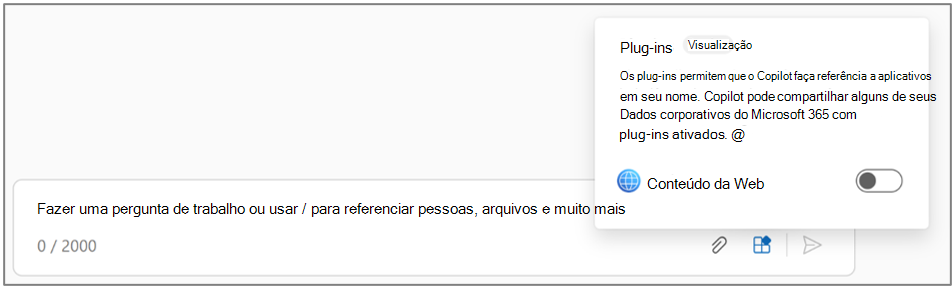 Definição de conteúdo Web do utilizador final.