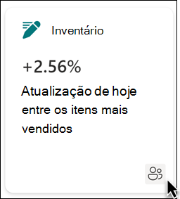 Captura de ecrã a mostrar o ícone de confirmação de filtragem de audiências.