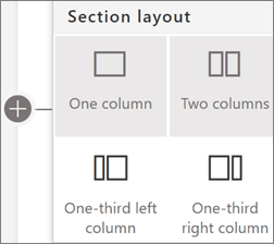 Imagem do painel de layout da seção