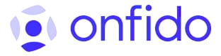 Screenshot of an Onfido logo.