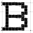 Screenshot showing capital B at 10 points. Top and bottom bowls are the same height.