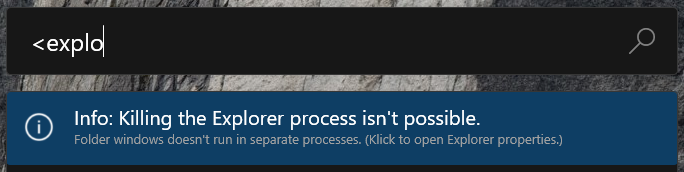 Explorer Process Info in PowerToys Run