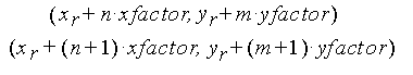 Equation showing the locations where pixels are candidates for replacement.