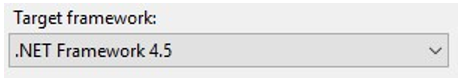 Target Framework
